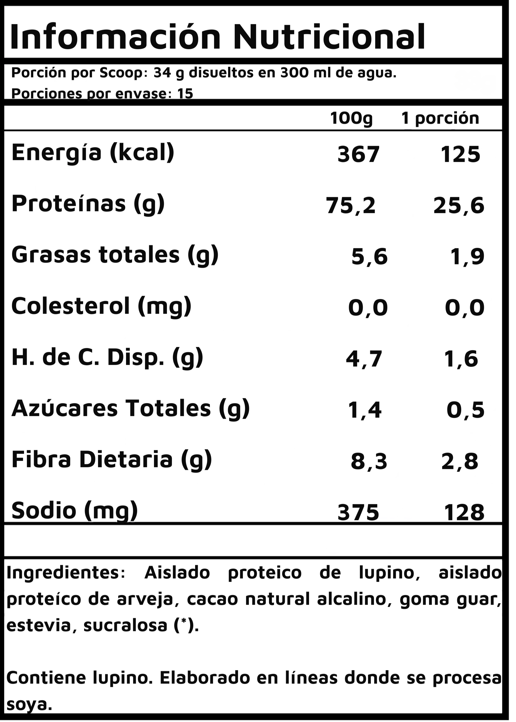 Proteína Vegana Lupine Protein - 500g