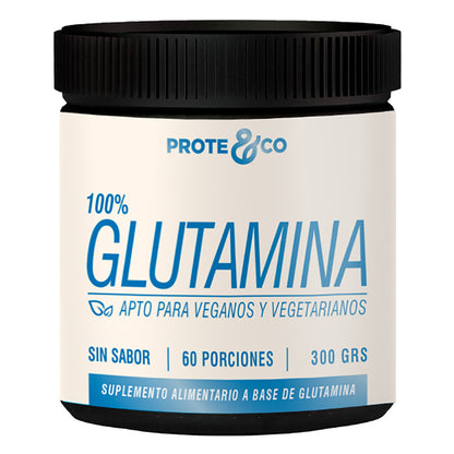 Glutamina en polvo 300g Prote&Co