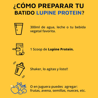 Proteína Vegana Premium Lupino y Arveja Lupine Protein 1 kg