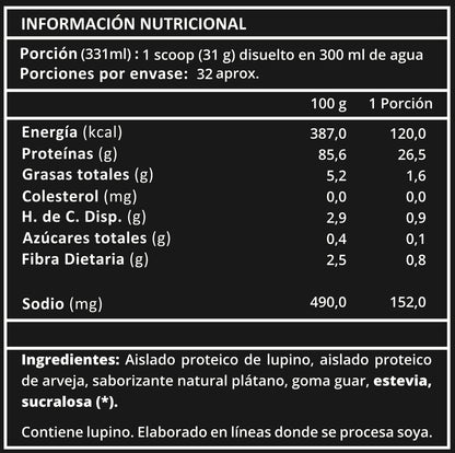 Proteína Vegana Prote&Co Lupine Protein - 1 kg