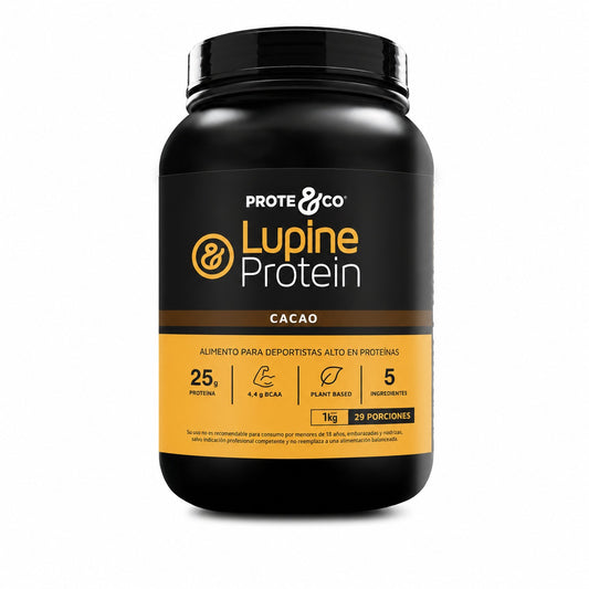 Proteína Vegetal de Lupino y Arveja | Certificada, Sin Hinchazón - 1 kg