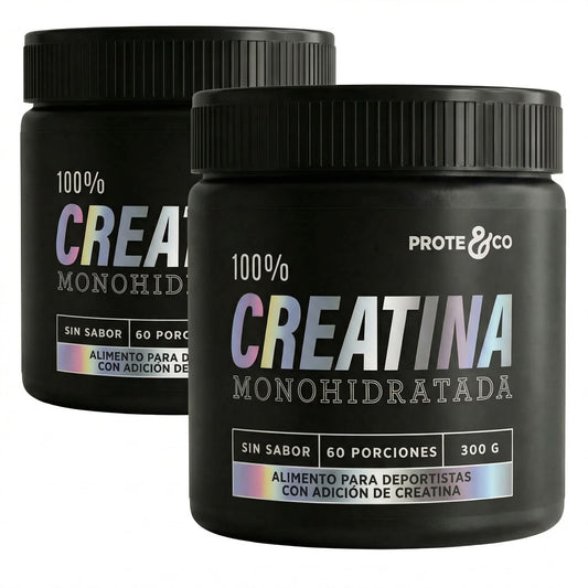 Pack 2 Creatinas Monohidratadas Micronizadas 300 g | 120 Porciones