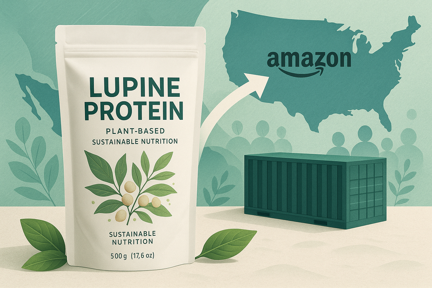 Mercado Internacional: Lupine Protein traspasa las fronteras y aterriza en Amazon Estados Unidos. Este sueño internacional fue posible gracias al apoyo de CORFO y a la confianza de miles de personas que creen en la nutrición sustentable.