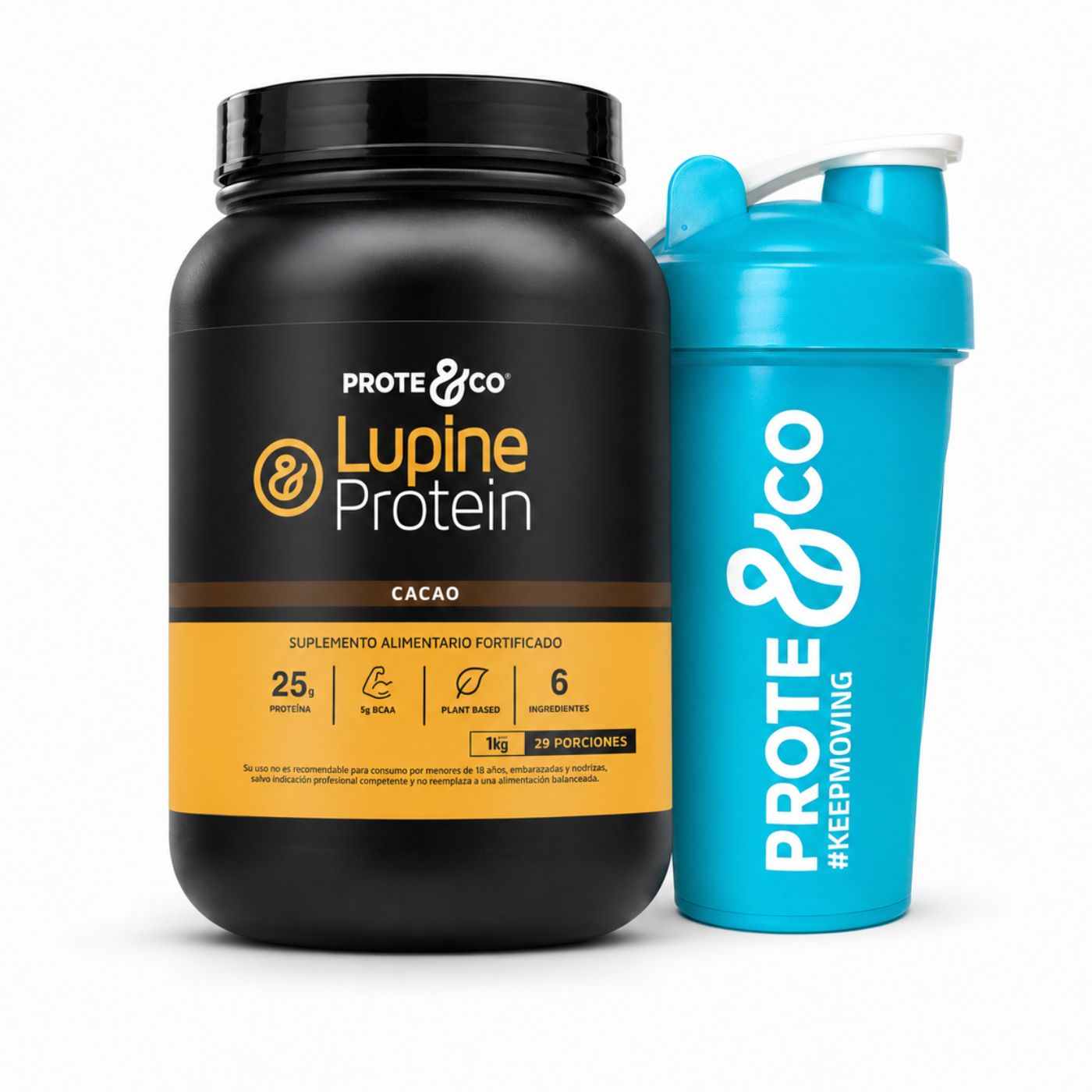 Pack Lupine Protein + Shaker | Proteína Vegana + Vaso Mezclador