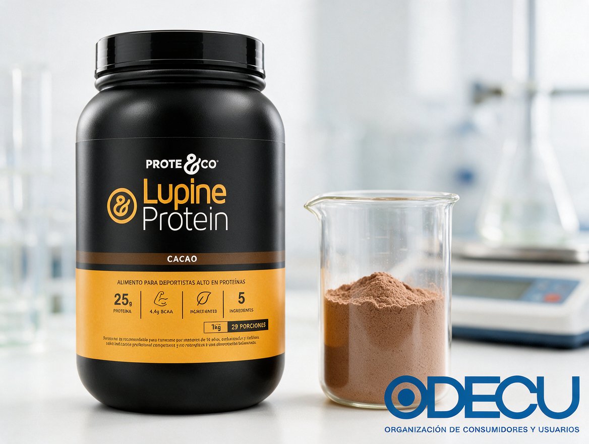 2025 - Nueva Imagen y Respaldo ODECU - Quiénes Somos Prote&Co, Lupine Protein cumple contenido de proteína declarado